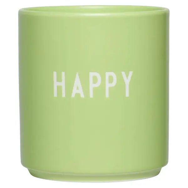 Hrnek Design Letters Favourite 250 ml zelená barva
