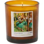Vonná sójová svíčka Paddywax Impressionist, Degas Dancers 'Pink & Green' 170 g hnědá barva