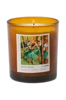 Vonná sójová svíčka Paddywax Impressionist, Degas Dancers 'Pink & Green' 170 g hnědá barva