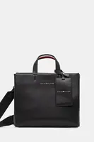 Kabelka Tommy Hilfiger černá barva, AW0AW17508