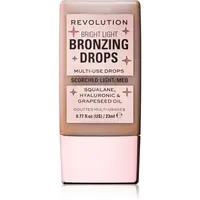 Revolution Bright Light Bronzing Drops tekutý bronzer odstín Bronze Scorched 23 ml