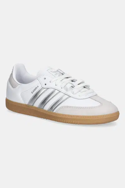 Kožené tenisky adidas Originals Samba OG bílá barva, JI2725