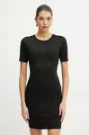 Šaty Armani Exchange černá barva, mini, XW001183 AF11957