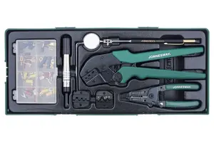 Elektrikářská kazeta - konektorové kleště, konektory a příslušenství - JONNESWAY V1310SP