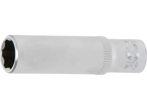 BGS technic Hlavice nástrčná, 1/4", 8 mm, profil Super Lock, prodloužená - BGS 2974 Velikost: 9 mm