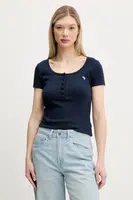 Tričko Abercrombie & Fitch tmavomodrá barva, KI139-5271