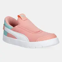 Dětské sneakers boty Puma Courtflex v3 SLIPTECH růžová barva, 399735