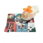 Dřevěné puzzle letadlo