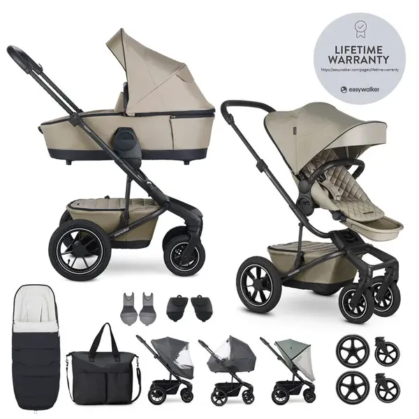 EASYWALKER Kočárek kombinovaný Harvey⁵ Premium Pearl Taupe XXL AIR