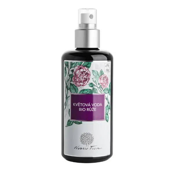 Nobilis Tilia Květová voda BIO Růže 200 ml - sklo
