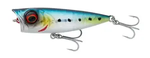 Savage gear wobler micro popper sardine holo - 4,3 cm 3 g