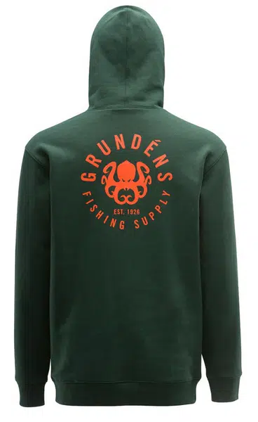 Grundéns mikina displacement dwr hoodie kraken deep forest - m