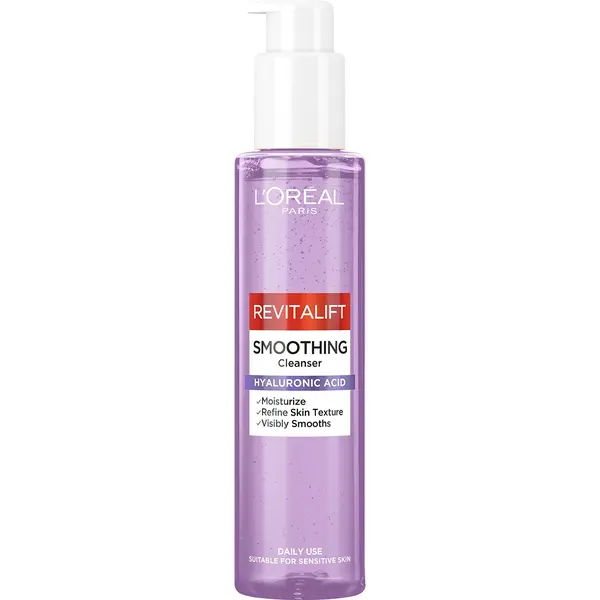 L'Oréal Paris Vyhlazující čisticí gel s kyselinou hyaluronovou Revitalift (Smoothing Cleanser) 150 ml