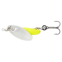 Savage gear třpytka grub spinners silver yellow - #2 5,8 g