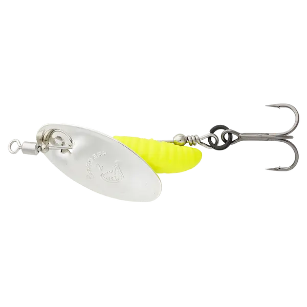 Savage gear třpytka grub spinners silver yellow - #2 5,8 g