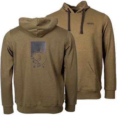 Nash mikina make it happen hoody fish logo green - l