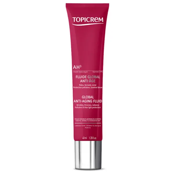 Topicrem Pleťový fluid proti vráskám AH3 (Global Anti-Aging Fluid) 40 ml