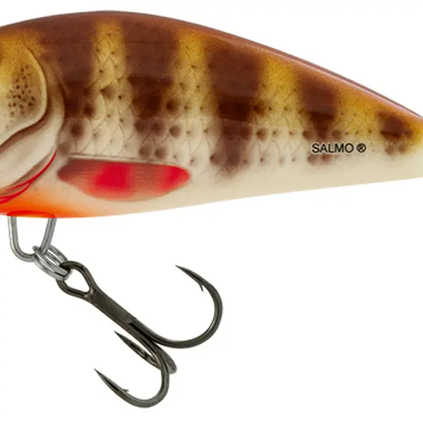 Salmo wobler fatso floating spotted brown perch 12 cm