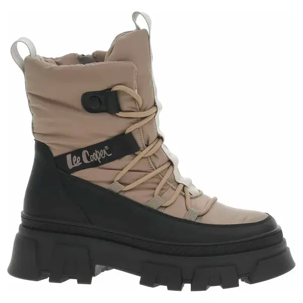 Dámské sněhule Lee Cooper LCJ-24-47-3143LA lt.brown-black 40