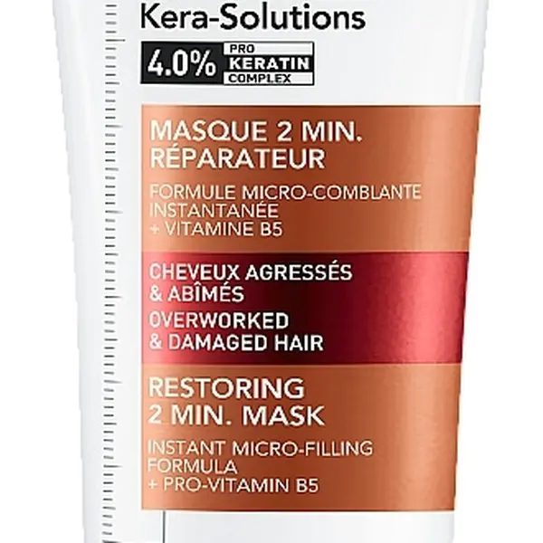 Vichy Maska pro obnovu poškozených vlasů Derkos Kera-Solutions (Restoring 2 Min Mask) 200 ml