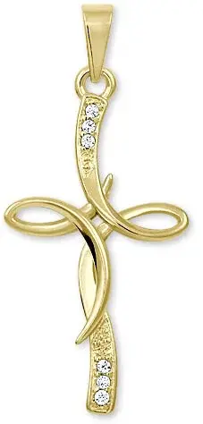 Soliter Originální křížek ze žlutého zlata 249 001 00471