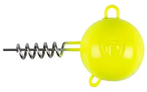 Fox rage jigová hlava plegaic screws uv yellow - 120 g