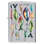 Zippo benzínový zapalovač fishing hooks design
