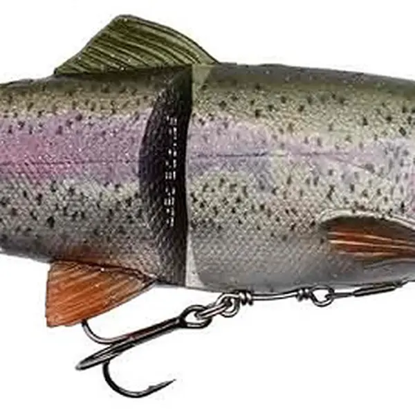Savage gear gumová nástraha pstruh 4d line thru trout ss rainbow-15 cm 35 g