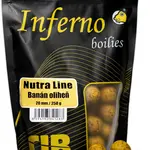 Carp inferno boilies nutra line banán oliheň - 250 g 20 mm