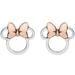 Disney Slušivé stříbrné bicolor náušnice Minnie Mouse E901880TL
