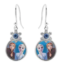 Disney Půvabné visací náušnice Anna a Elsa Frozen ES00018SRML.CS