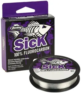 Berkley fluorocarbon sick fluorocarbon leader clear 50 m - 0,45 mm 15,3 kg