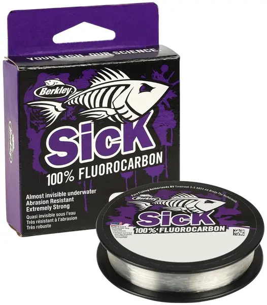 Berkley fluorocarbon sick fluorocarbon leader clear 50 m - 0,45 mm 15,3 kg