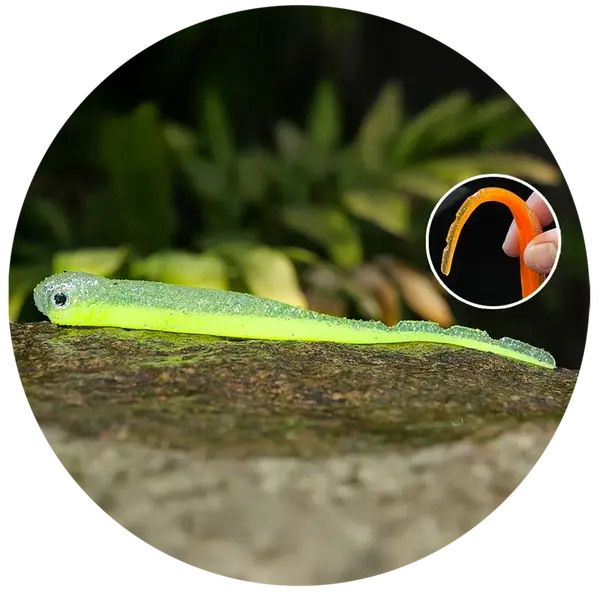 Redbass smáček big snake signal yellow g uv color - 15,5 cm 11 g