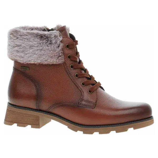 Dámská kotníková obuv Caprice 9-26224-41 cognac nappa 37,5