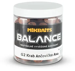 Mikbaits boilie gangster balance g2 krab ančovička asa 250 ml-20 mm