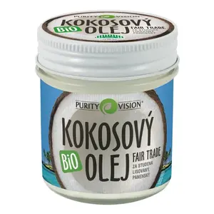 Purity Vision Bio Panenský kokosový olej lisovaný za studena 120 ml