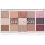 MUA Makeup Academy Eyeshadow Collection 15 Shade Palette paletka očních stínů odstín Blush Nudes 12 g