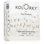 Kolorky Day Rain&Rainbow jednorázové EKO pleny velikost L 8-13 Kg 19 ks