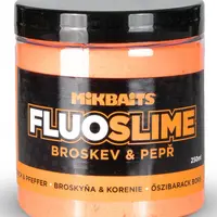 Mikbaits obalovací dip fluo slime 100 g-broskev black pepper