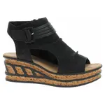 Dámské sandály Rieker 68191-00 schwarz 37