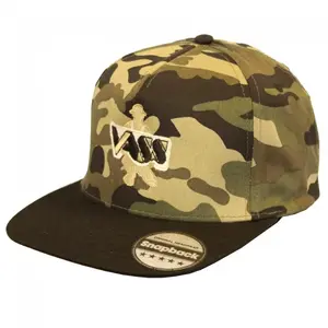 Vass kšiltovka snapback camo with black peak