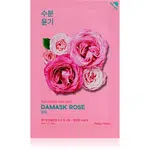 Holika Holika Pure Essence Damask Rose plátýnková maska s hydratačním a revitalizačním účinkem 20 ml