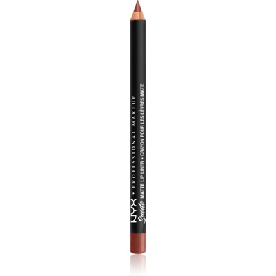 NYX Professional Makeup Suede Matte Lip Liner matná tužka na rty odstín 34 Alabama 1 g