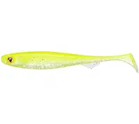 Fox rage gumová nástraha slick shads ultra uv chartreuse ayu - 13 cm