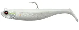 Savage gear gumová nástraha minnow sinking white pearl silver - 10 cm 20 g
