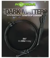 Korda koncová montáž dark matter leader hybrid lead clip 40 lb 1 m - weedy green