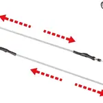 Filfishing feeder guma links and quick change swivel