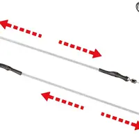 Filfishing feeder guma links and quick change swivel