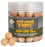 Dynamite baits plovoucí boilie pop ups hot crab krill 15 mm